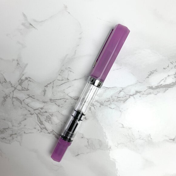 TWSBI ECO Fountain Pen - Medium Nib - Glow Purple - Picture 1 of 4